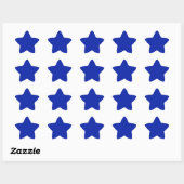 Royal Blue Star Sticker (Vel)