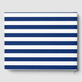 Royal Blue Striped repesal Dinner Gastenboek (Achterkant)