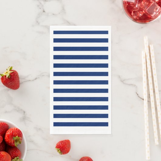 Royal Blue Striped Servet (Insitu)