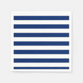 Royal Blue Striped Servetten (Voorkant)