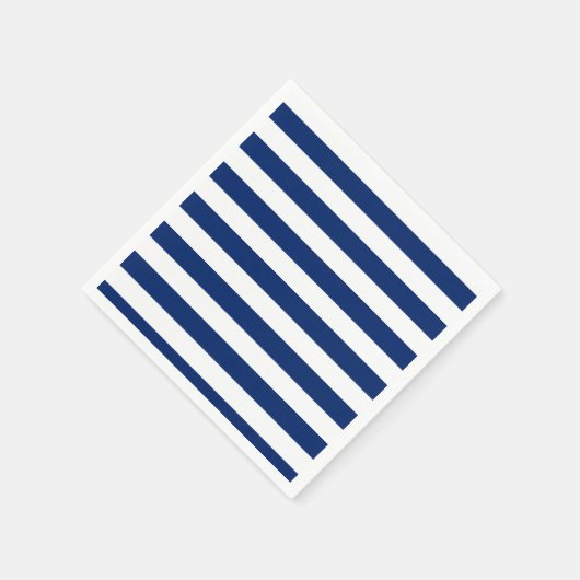 Royal Blue Striped Servetten (Hoek)