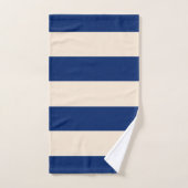Royal Blue Stripes Bad Handdoek (Handdoek)