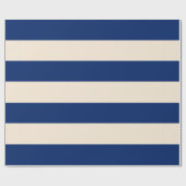 Royal Blue Stripes Cadeaupapier (Vlak)