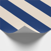 Royal Blue Stripes Cadeaupapier (Hoek)