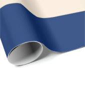 Royal Blue Stripes Cadeaupapier (Rol Hoek)