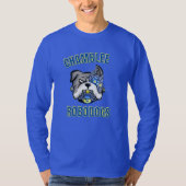 Royal Blue T-shirt met lange mouwen (Voorkant)