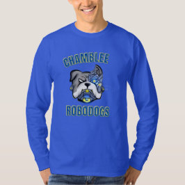 Royal Blue T-shirt met lange mouwen
