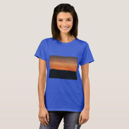 Royal Blue T-shirt met zonneklaar design