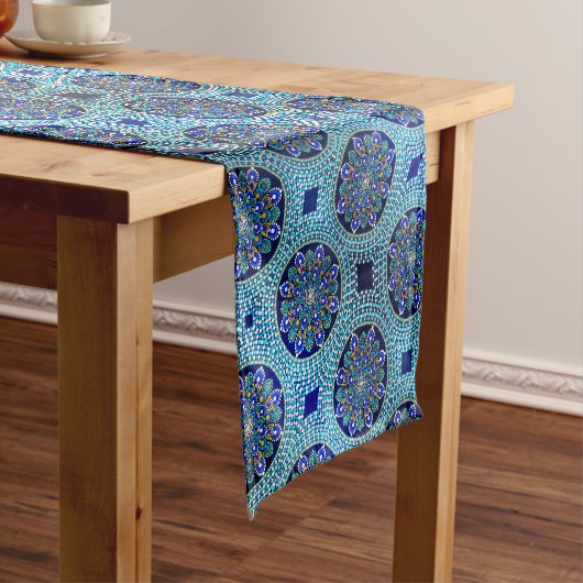 Royal Blue Table Runner Korte Tafelloper (Voorbeeld)