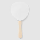 Royal Blue Teardrop Fan – Aangepaste Bulk Set Handwaaier (Achterkant)