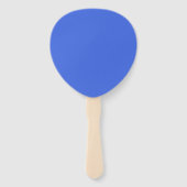 Royal Blue Teardrop Fan – Aangepaste Bulk Set Handwaaier (Voorkant)
