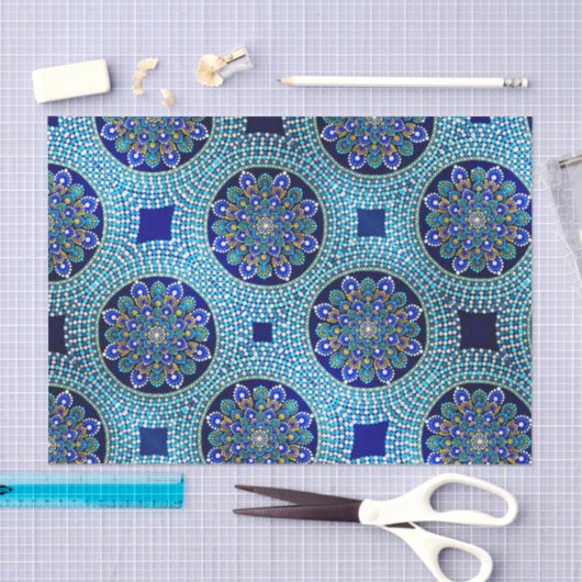 Royal Blue Tissue Paper Tissuepapier (Craft)