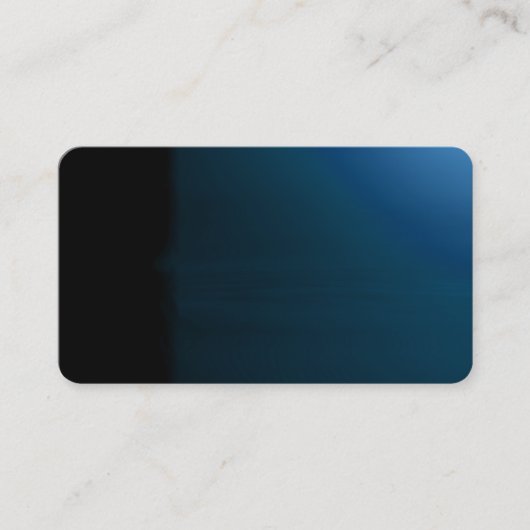Royal Blue Unusual Visual Identifiers Biz Card Visitekaartje (Voorkant)
