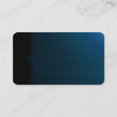 Royal Blue Unusual Visual Identifiers Biz Card Visitekaartje (Achterkant)