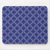 Royal Blue Uptown Elegance Mousepad Muismat (Voorkant)