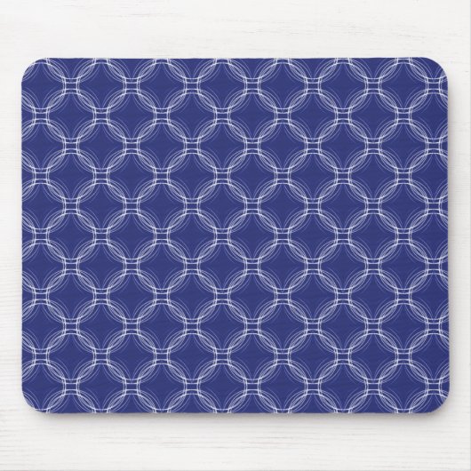 Royal Blue Uptown Elegance Mousepad Muismat (Voorkant)