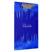 Royal blue-verfdruppelnaamscript klembord (Rechts)
