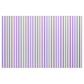 Royal Blue, Violet, Indigo & White Stripes Stof (Fat Quarter)