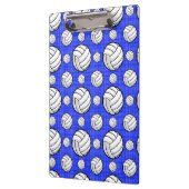 Royal Blue Volleybal Patroon Klembord (Links)