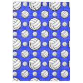 Royal Blue Volleybal Patroon Klembord (Achterkant)