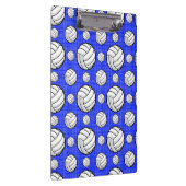 Royal Blue Volleybal Patroon Klembord (Rechts)