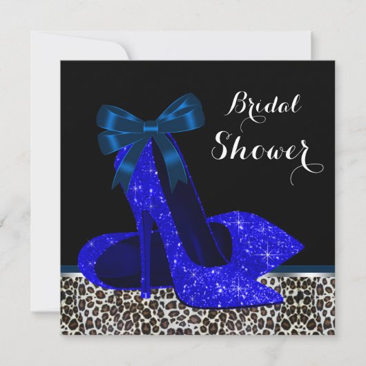 Royal Blue Vrijgezellenfeest Kaart (Voorkant)