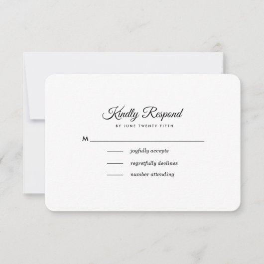 Royal Blue Waterverf Floral Wedding RSVP Kaarten (Voorkant)