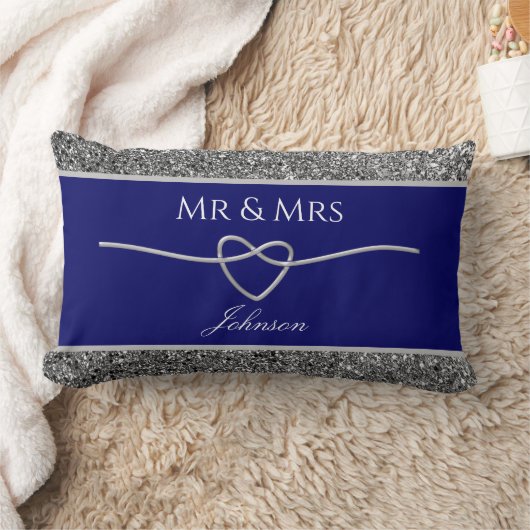 Royal Blue Wedding Favor Kussen (Deken)