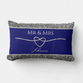 Royal Blue Wedding Favor Kussen (Voorkant)