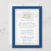 Royal Blue Wedding Invitations Kaart (Voorkant)