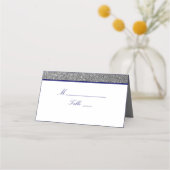 Royal Blue Wedding Place Card Plaatskaartje (Voorkant)