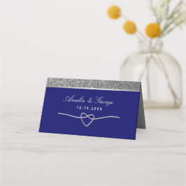 Royal Blue Wedding Place Card Plaatskaartje