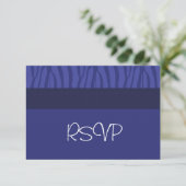 Royal Blue Wedding RSVP (Staand voorkant)