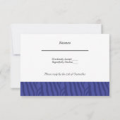 Royal Blue Wedding RSVP (Achterkant)