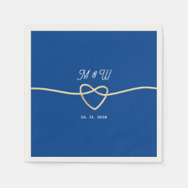 Royal Blue Wedding Servet