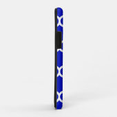 Royal Blue White Moroccan Quatrefoil Pattern #5 Case-Mate iPhone Case (Achterkant/rechts)