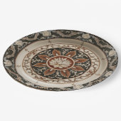 Royal Blue wilde bloem Keramische bruiloft Papieren Bordje (Gekanteld)