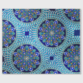 Royal Blue Wrapping Paper Cadeaupapier (Vlak)