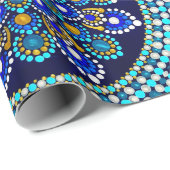 Royal Blue Wrapping Paper Cadeaupapier (Rol Hoek)