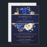 Royal Blue Yellow Gold Floral Vrijgezellenfeest In Kaart<br><div class="desc">Elegant koninklijk blauw goudthema bridal douche-uitnodiging met elegante bouquet van koninklijk blauw,  marinesom,  goud,  gele roos bloemen knoppen en eucalyptusbladeren. Neem contact met mij op voor hulp bij aanpassingen of als u een ander product nodig hebt met dit ontwerp.</div>