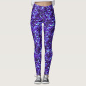 Royal Blue Zeemeerminschaal Vis Leggings Yogabroek (Voorkant)