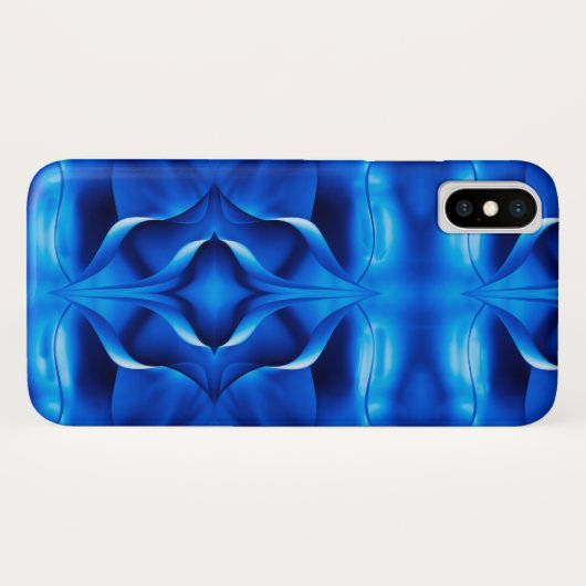 Royal Blues iPhone X hoesje (Achterkant (horizontaal))