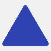 Royal BlueTriangle Sticker (Voorkant)