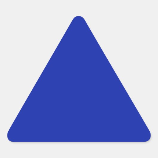 Royal BlueTriangle Sticker (Voorkant)