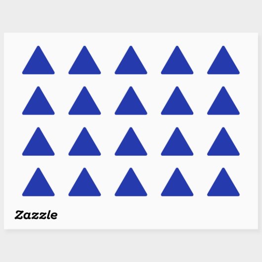 Royal BlueTriangle Sticker (Vel)