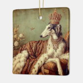 Royal Borzoi Kerstornament Keramisch Ornament (Links)