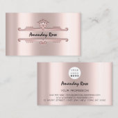 Royal Brand Roos Professional Crown Lijst Blush Visitekaartje (Voorkant / Achterkant)