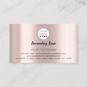 Royal Brand Roos Professional Crown Lijst Blush Visitekaartje (Achterkant)