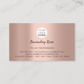 Royal Brand Roos Professional Crown Lijst Princess Visitekaartje (Achterkant)