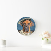 Royal Brazilian Mastiff Round Clock Ronde Klok (Huis)